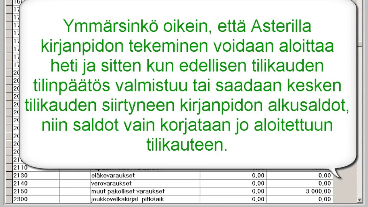 KIRJANPITO 18: Uusi tilikausi ennen ed.tilikauden tilinp&auml;&auml;t&ouml;st&auml;