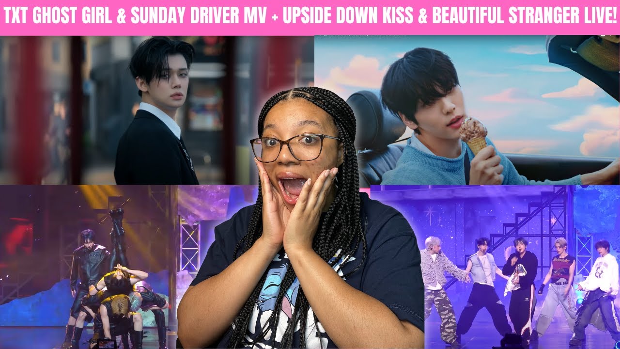 YEONJUN GHOST GIRL & SOOBIN SUNDAY DRIVER MV + UPSIDE DOWN KISS & BEAUTIFUL STRANGER LIVE REACTION!!