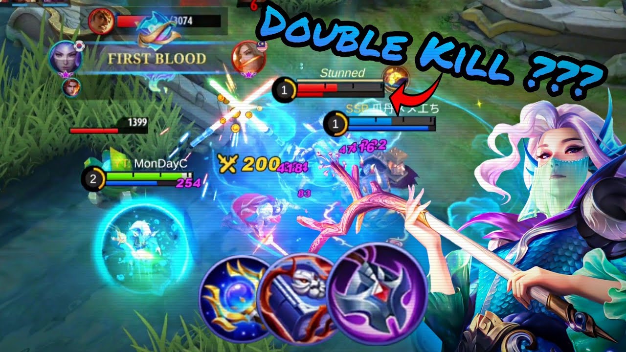 LUO YI MVP GAMEPLAY | BEST BUILD LUO YI 2022 | SOLO RANK | MOBILE LEGENDS