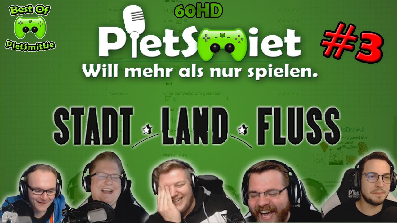 Stadt Land Fluss #3 🎮 Best of PietSmittie