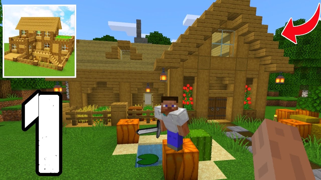Block Crazy Robo World - Survival Gameplay Part 1 - Survival House 2026