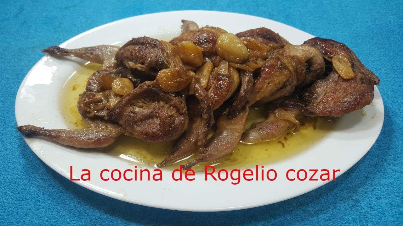 CODORNICES AL AJILLO 2019  RECETA FÁCIL