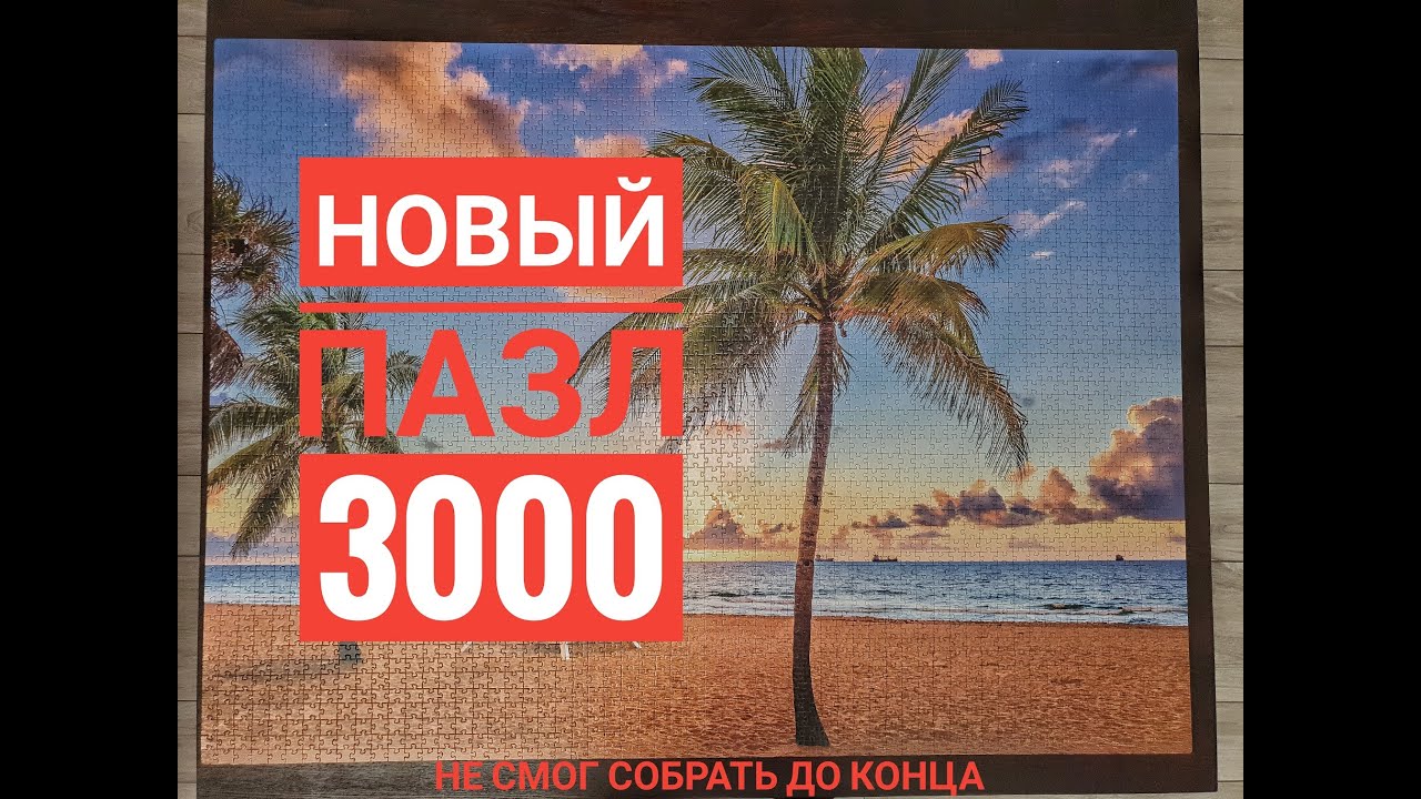 Пазл на 3000 деталей и моё новое увлечение