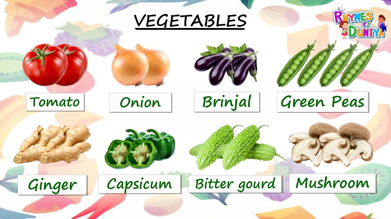 Vegetable Are Awesome! Learn Their Names with Fun! Jump Into vegetable  Names Every Kid Should Know!