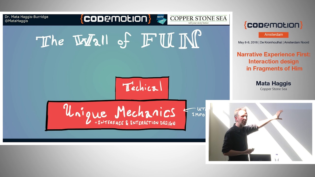 Narrative Experience First: Interaction design in... - Mata Haggis - Codemotion Amsterdam 2018