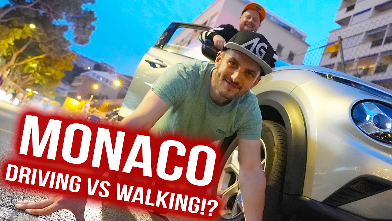 Real Life Monaco Race (Except One Of Us Walks)