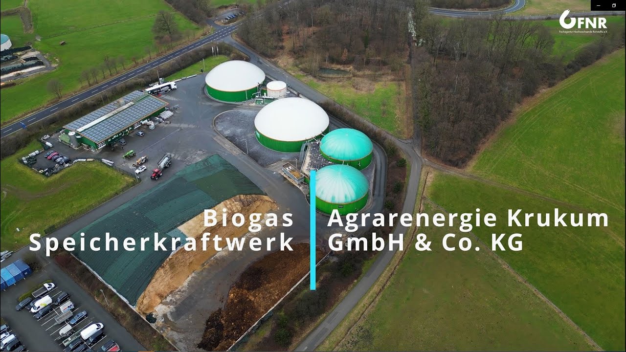 Das Biogas Speicherkraftwerk Agrarenergie Krukum GmbH & Co  KG
