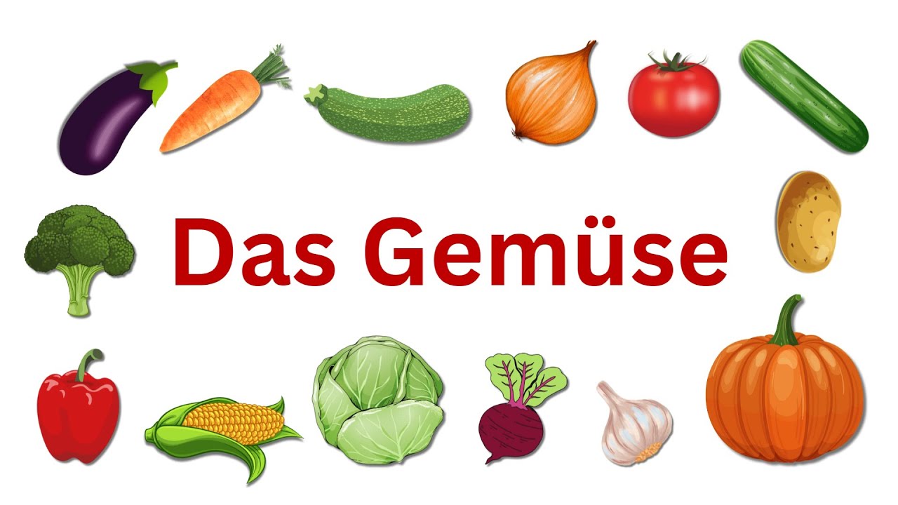 Das Gem&uuml;se f&uuml;r Kinder | Deutsch f&uuml;r Kinder | Spiel 
