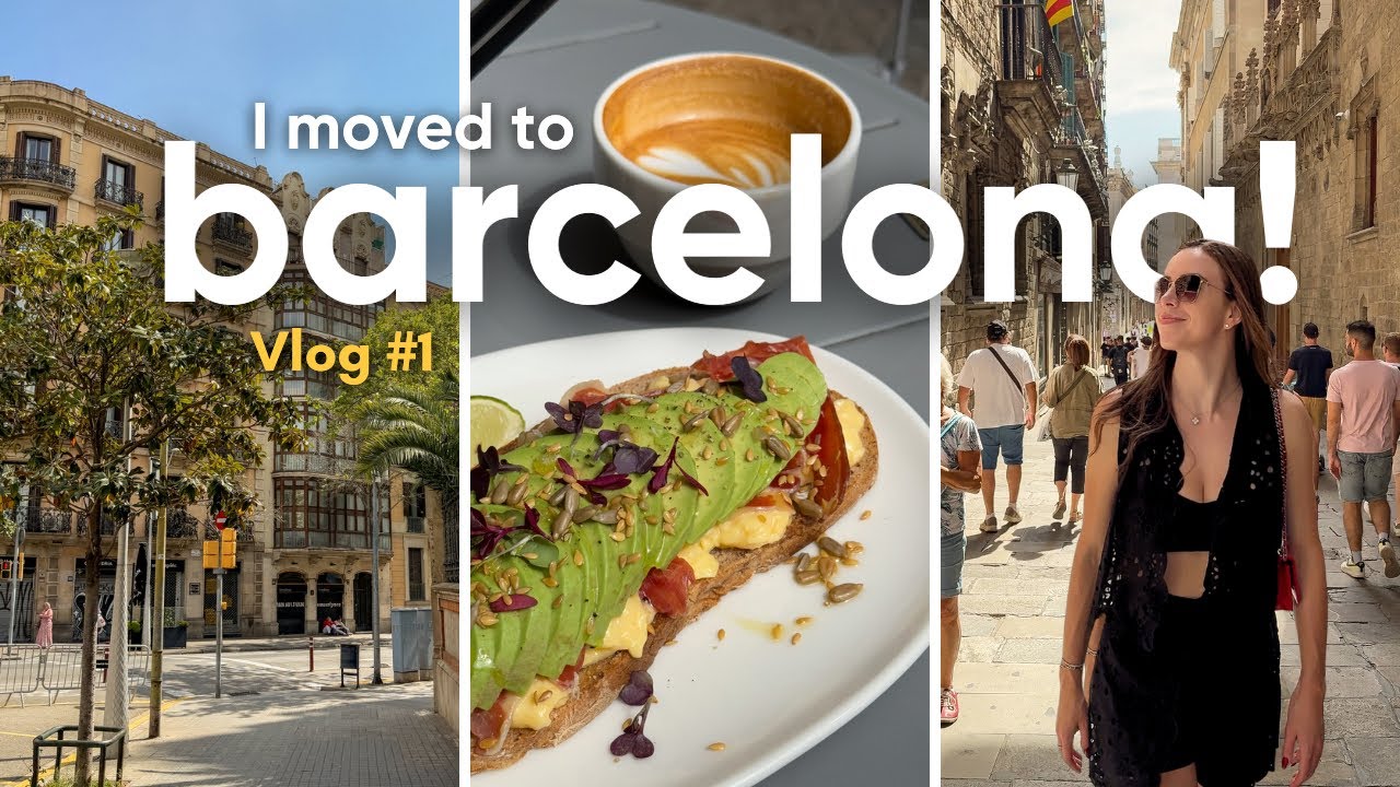 I Moved to Barcelona! Day Off in My Life Vlog – Exploring, Food Tips & Hidden Gems