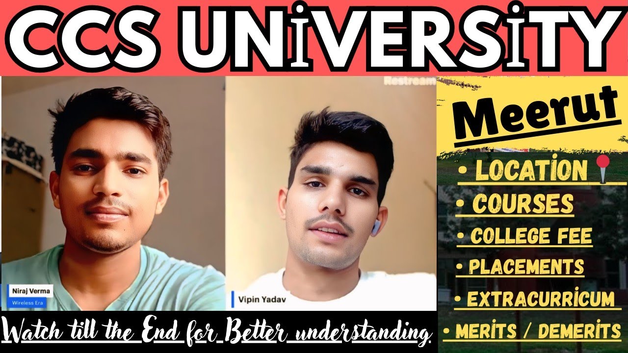 CCS UNIVERSITY MEERUT REVIEW| Chaudhary charan singh University #collegereview #ccsu #ccsuniversity 