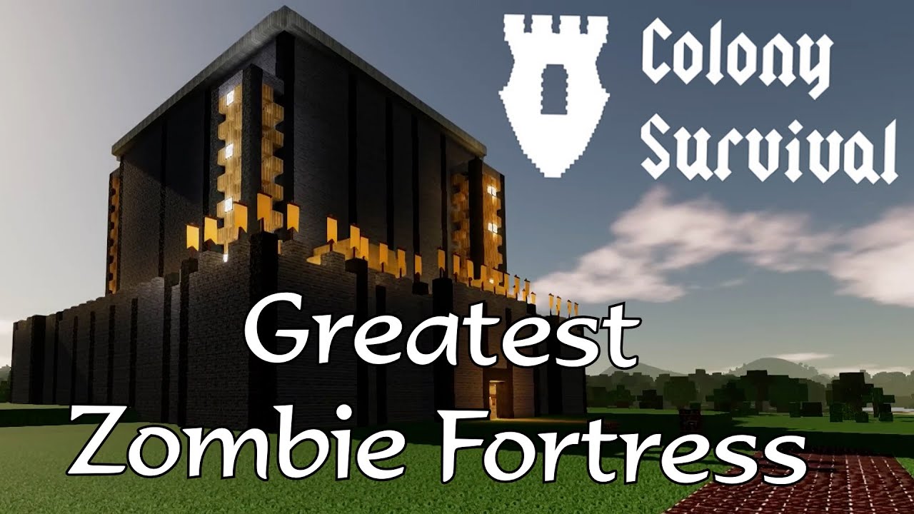 Greatest Zombie Fortress | Colony Survival