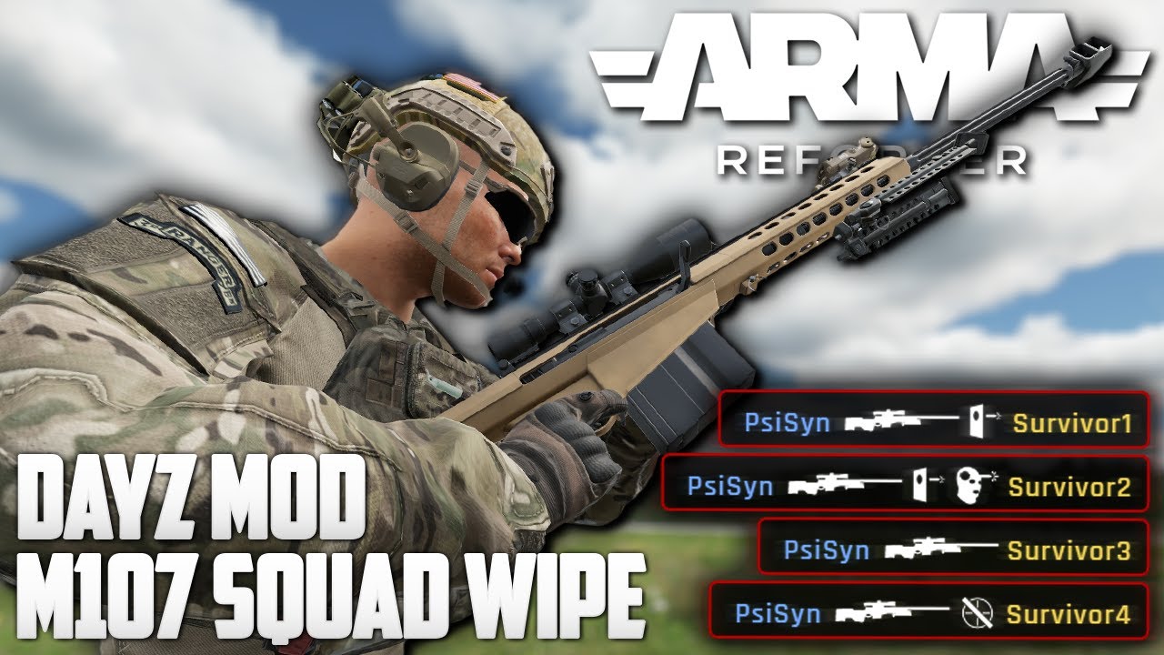 M107 SNIPER PvP SQUAD WIPE! — Arma Reforger DayZ Mod