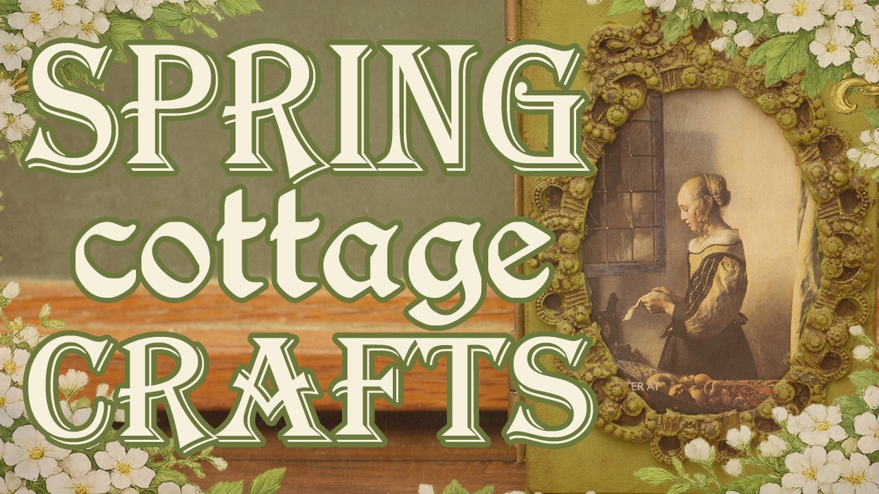 DIY Vintage Style Spring Cottage Crafts