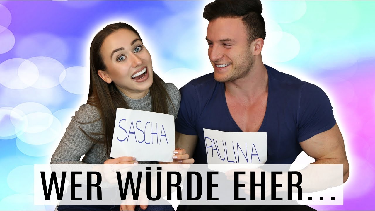 WER WÜRDE EHER... mit meinem Freund! | Geheimnisse lüften Teil 2 mit Sascha
