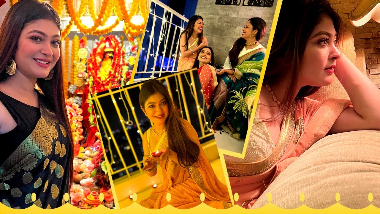 Diwali celebration  🪔with Gouri elo team || lalkuthi || sreetama || Rooqma Ray🎇🎆🎇🎆🎇🎆🎇🎆