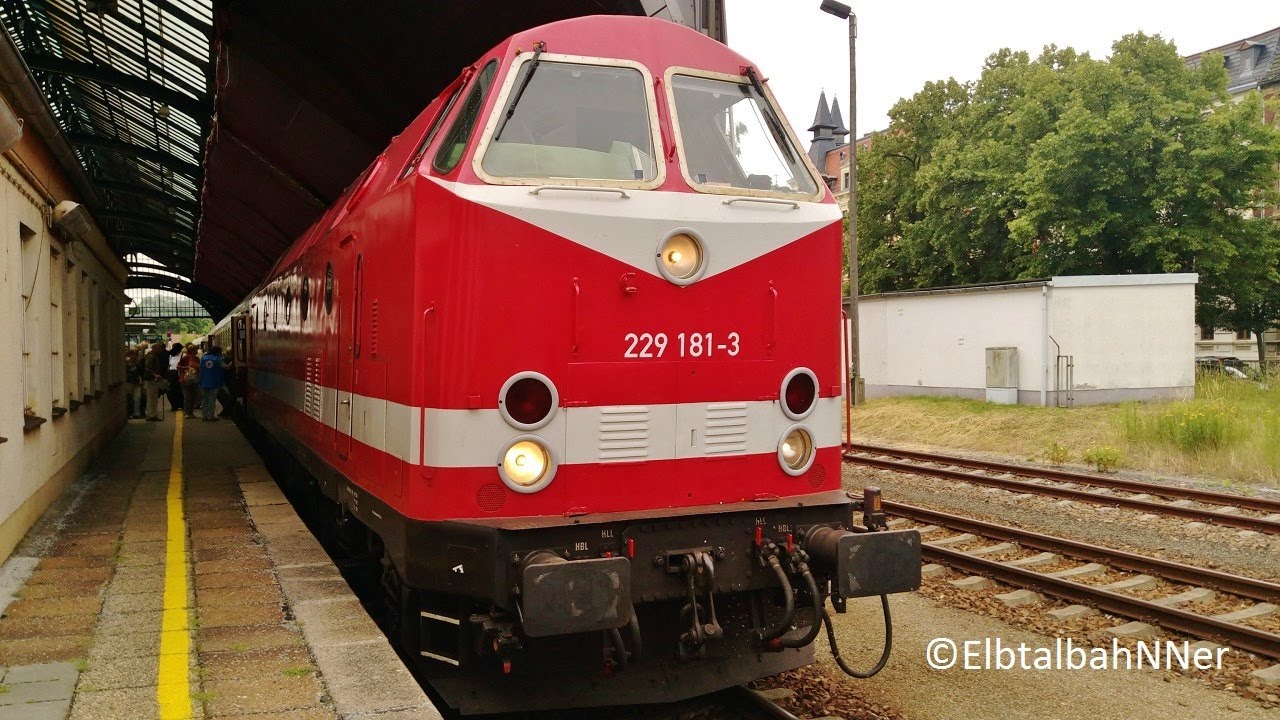 Görlitz mit Sonderzügen (229 181, MEG 218, ODEG 646), Bombardier-Überführungen (BR 232, V100)...