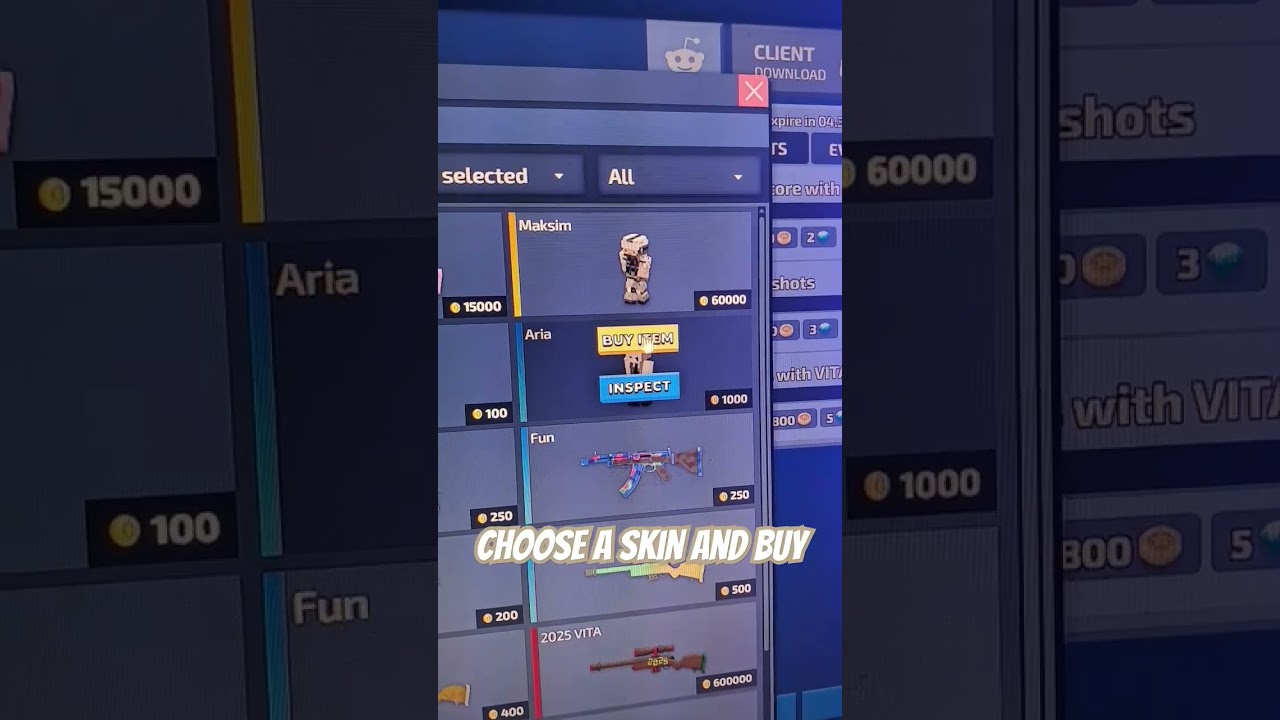 how to buy and install skins in kirka.io(no sponserd)