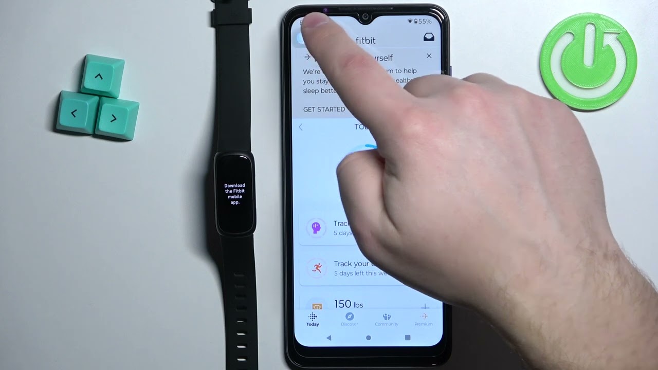 Как подключить фитнес-браслет FITBIT Inspire 3 к телефону Android