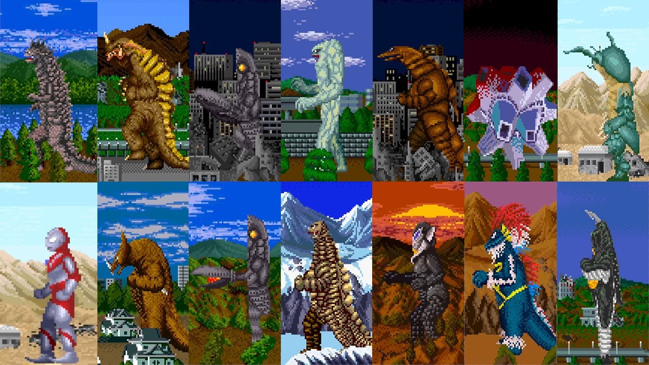 All Ultraman Arcade Kaiju fight Full Gameplay Stage 1 - 13 奥特曼 ウルトラマン 空想特撮シリーズ MAME Banpresto Bandai