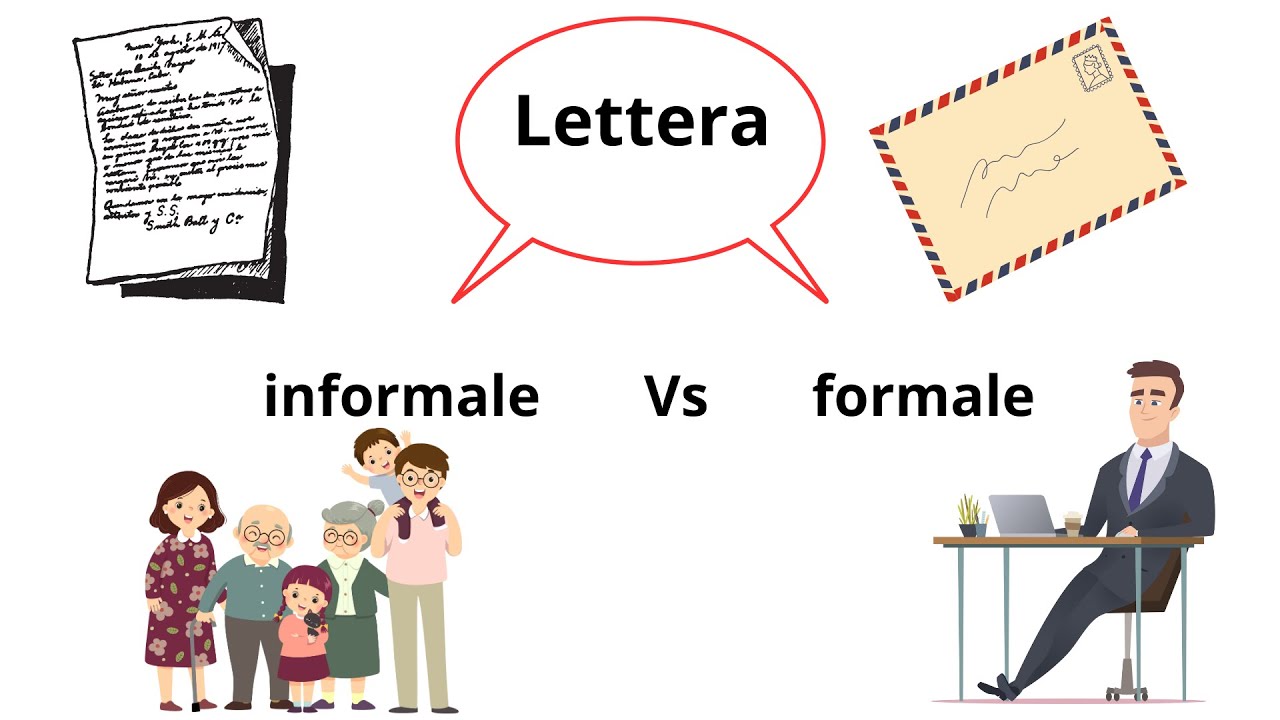Lettera formale Vs lettera informale لنتواصل باللغة الإيطالية 7 مع حنان البقالي: كتابة رسالة