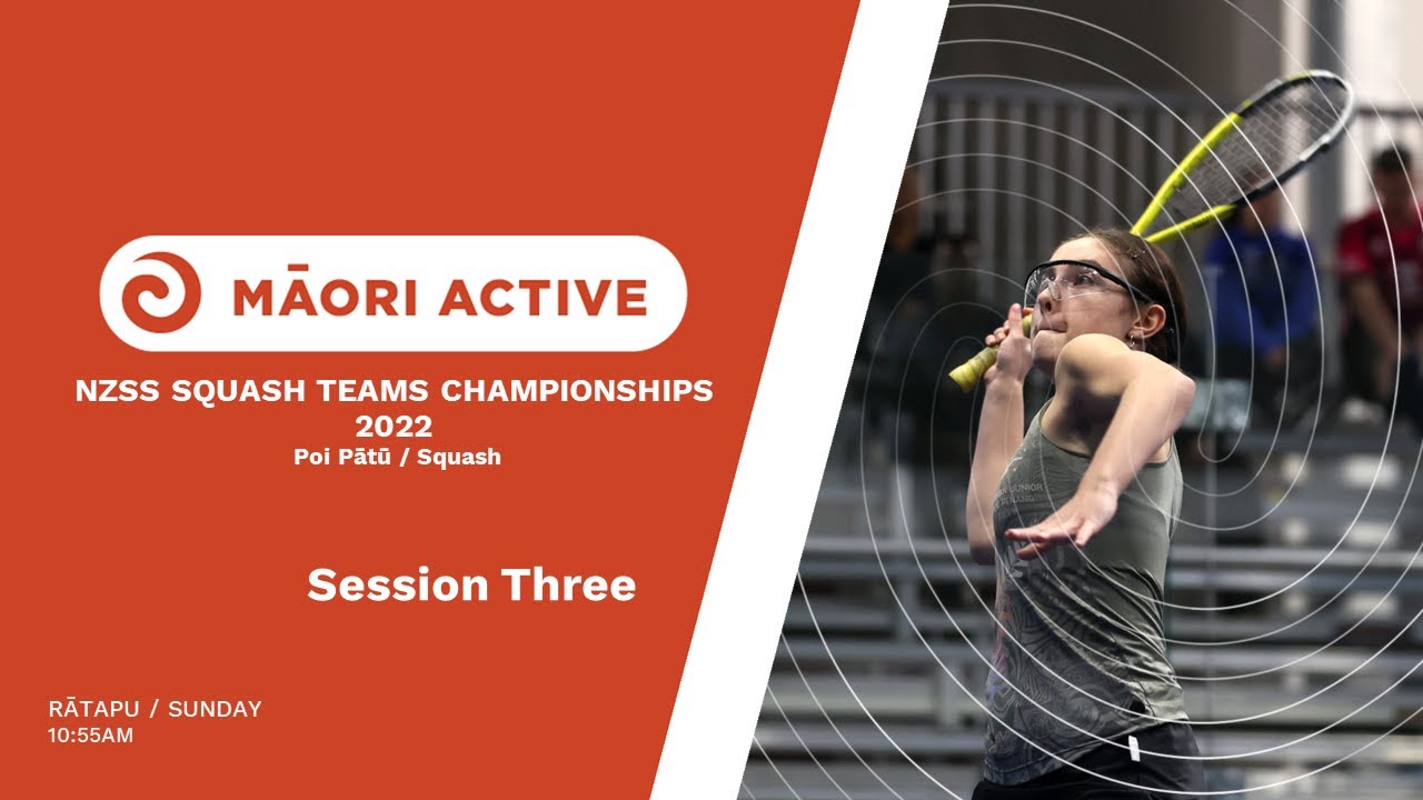 Session Three | Girls' Finals | NZSS Squash Teams Championships 2022