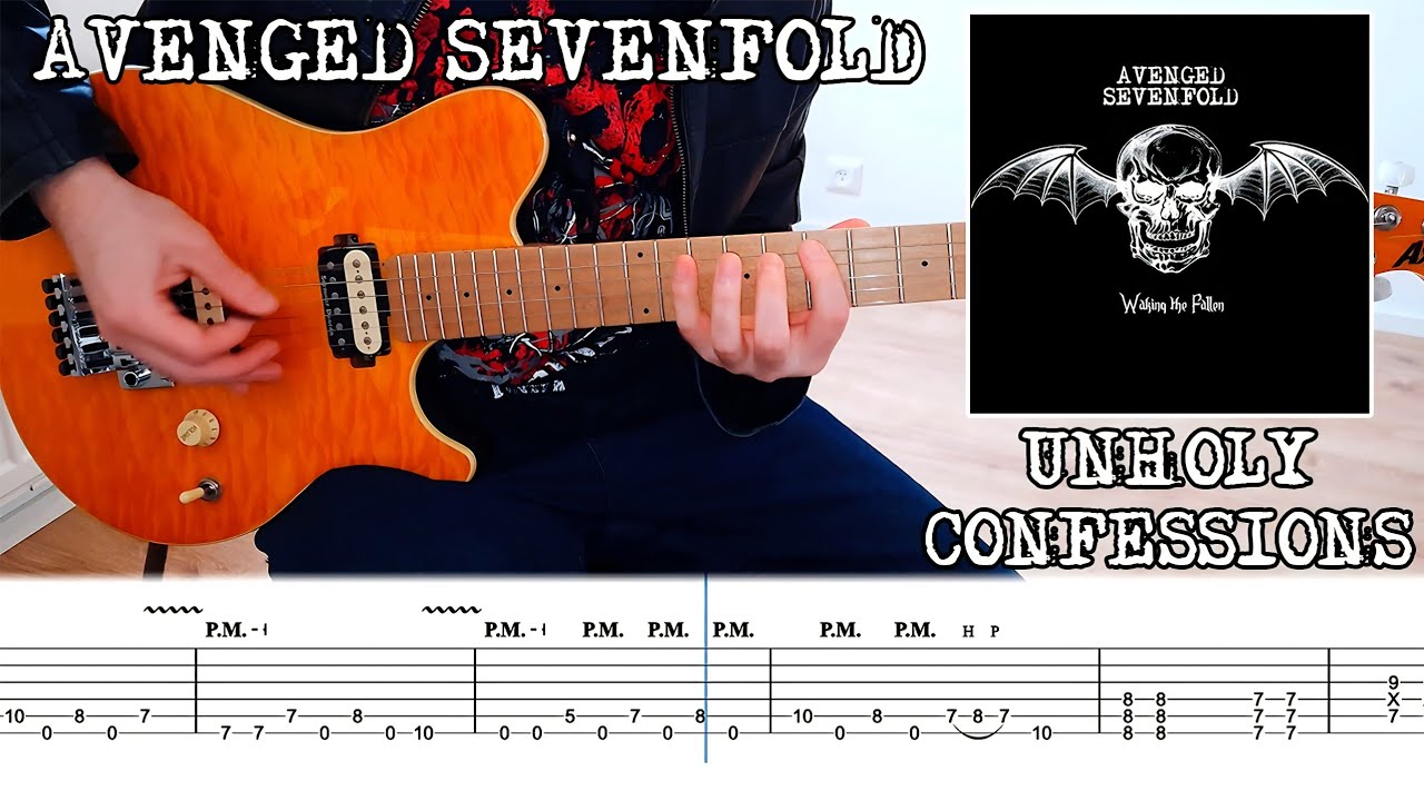 Avenged Sevenfold - Unholy Confessions (Guitar cover + TAB) 