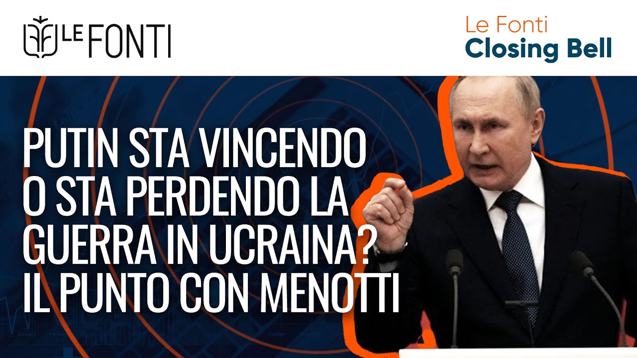 PUTIN STA VINCENDO O STA PERDENDO LA GUERRA IN UCRAINA? IL PUNTO CON MENOTTI