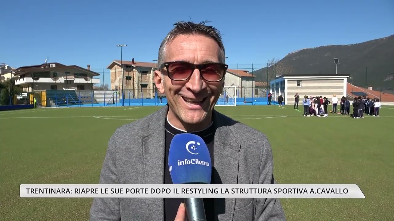 Trentinara: riaperto l'impianto sportivo 