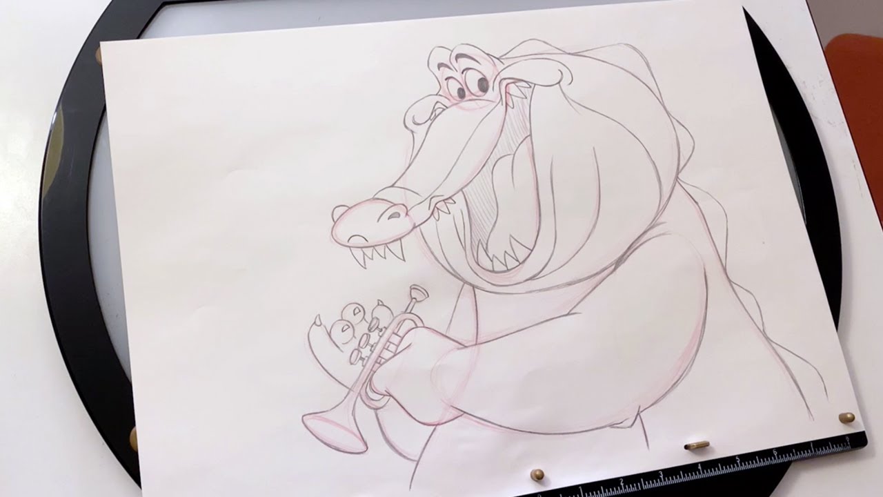 How To Draw Louis from The Princess and the Frog l #DrawWithDisneyAnimation
