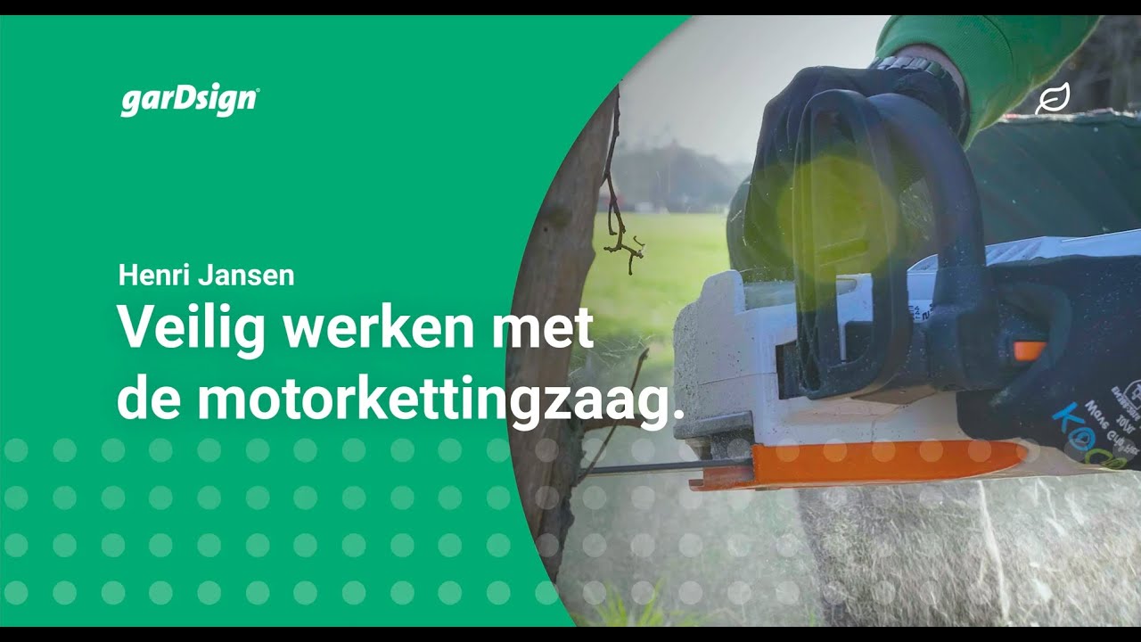 Zo werk je veilig met een kettingzaag (motor)