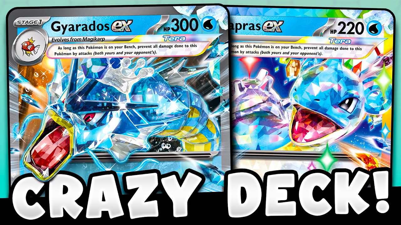 My 20 Energy Gyarados & Lapras Deck is INSANE!
