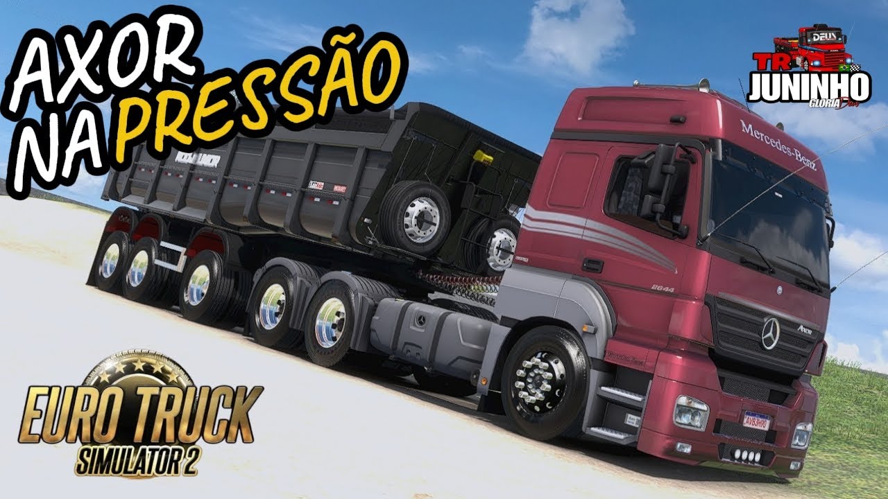 MB AXOR 2644 - CAÇAMBA LEVTEC ROSSETTI - EURO TRUCK SIMULATOR 2 V1.57