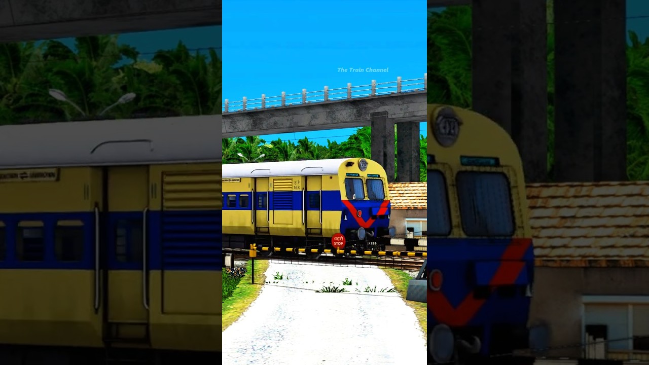 High Speed Rail Road Crossing 🚸 Train Simulator Game #shorts #train #railway #traingames #railroad