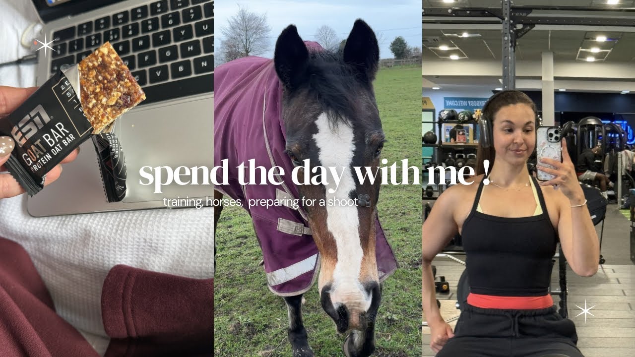 SPEND THE DAY WITH ME - training, horses & planning for a shoot!