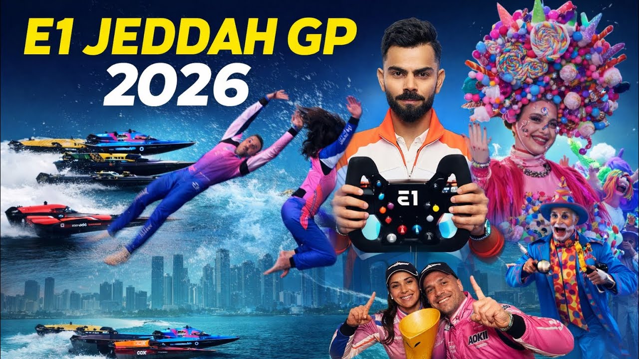 E1 Jeddah GP 2026 Winners 🎉 | Free Games, Candy Girl, Singers, Joker & Crazy Fun Vlog
