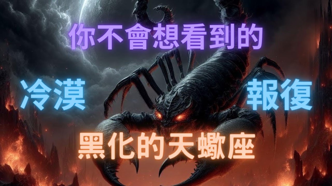 天蠍座的黑化狀態