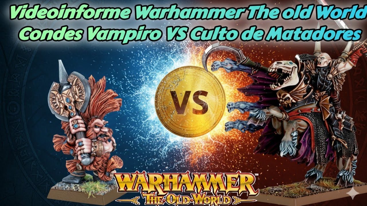 🔥VIDEOINFORME DE BATALLA WARHAMMER THE OLD WORLD CULTO DE MATADORES VS CONDES VAMPIRO🔥 #painting 