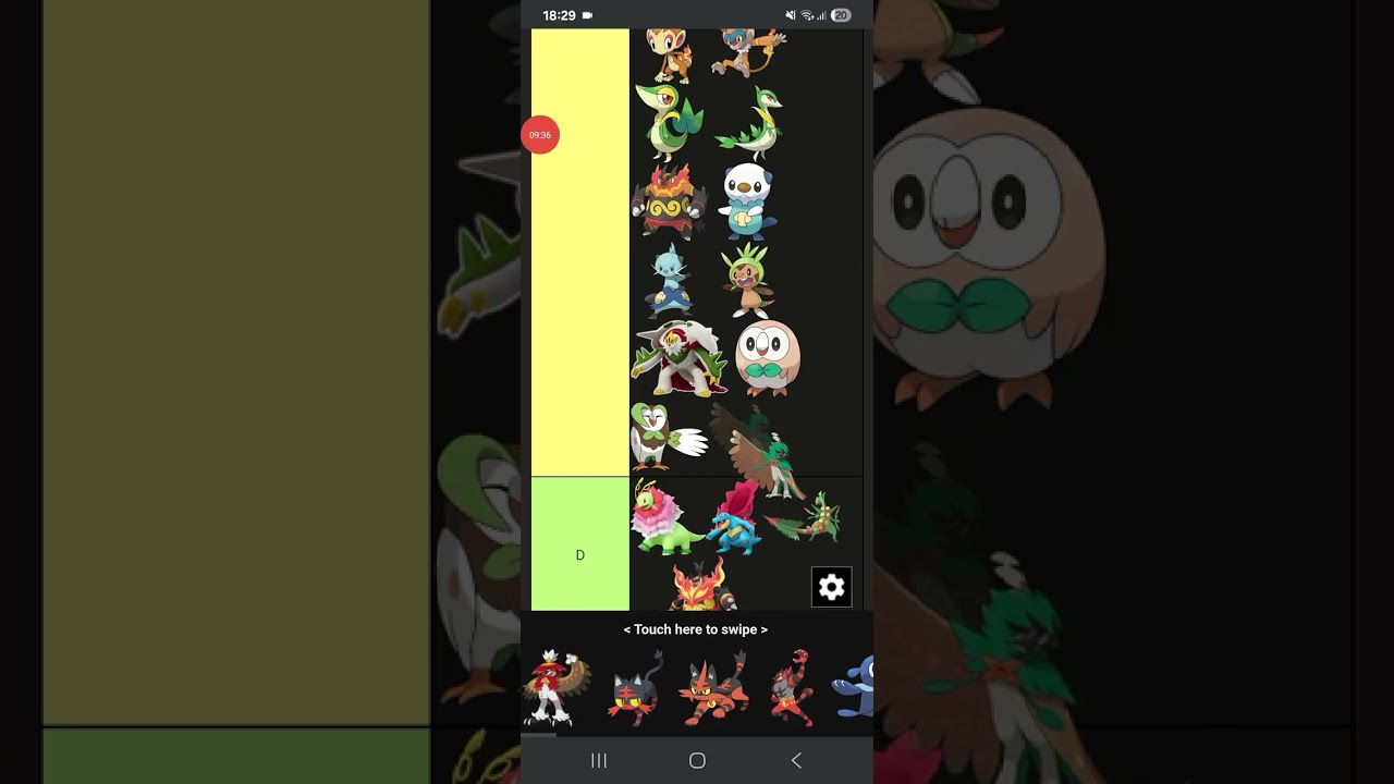 Rankeando satarters de pokémon 