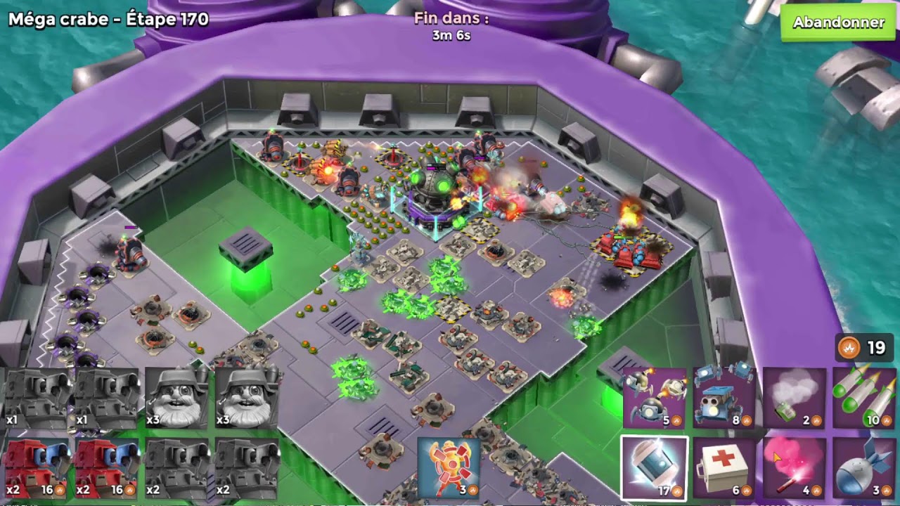 Boom beach #346 - Méga crabe brûlé (Juillet 2022) - Partie 6 (Etapes 151 à 170)