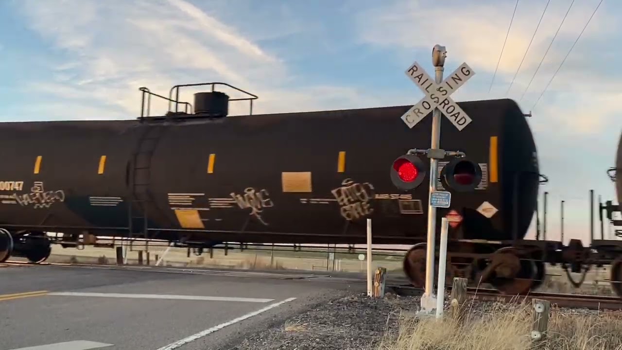 Union Pacific, Bradbury RD Railroad Crossing, near Byers Colorado 