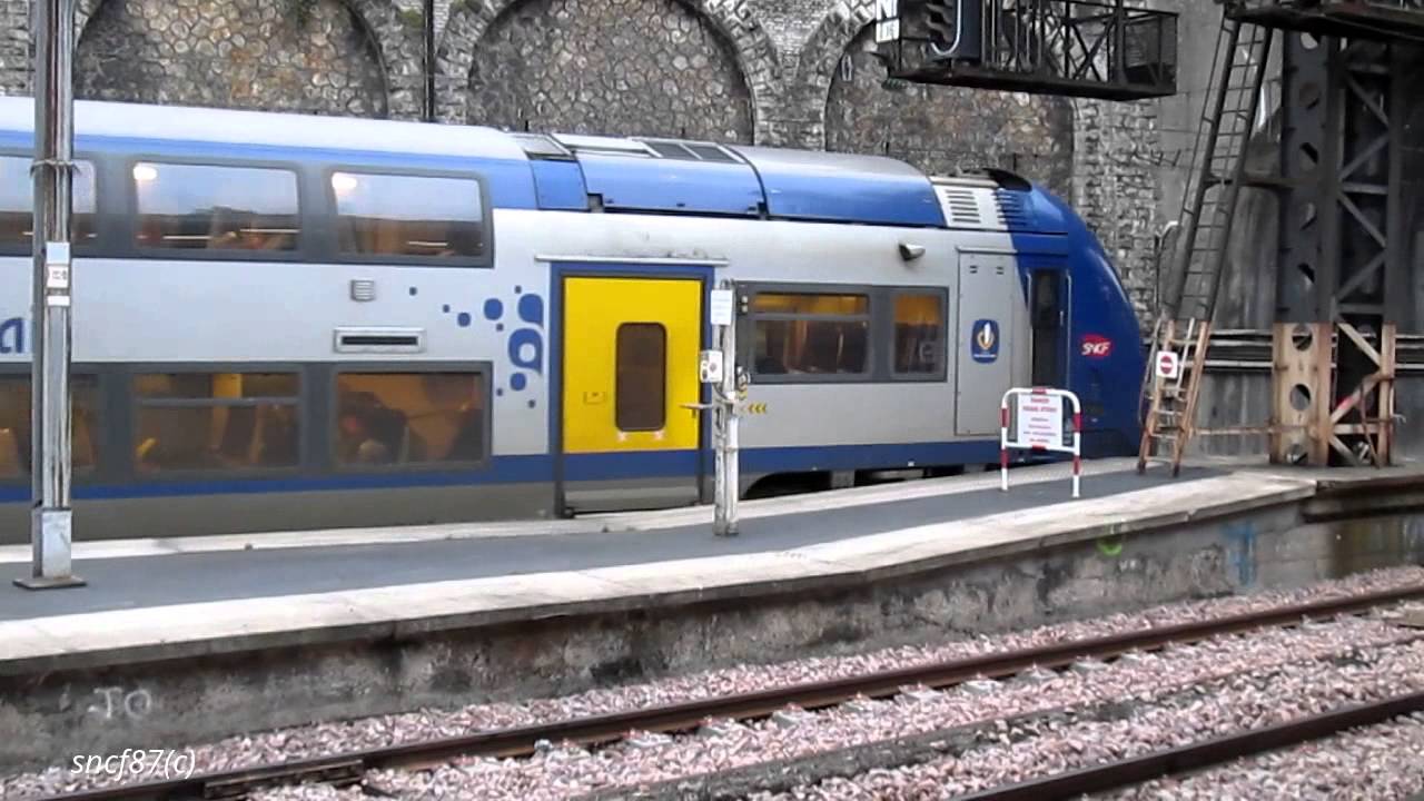 Trains à Rouen Rive-Droite Octobre 2014