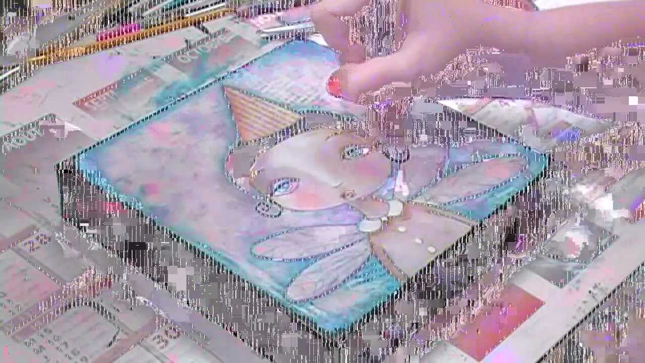 mixed media love fairy