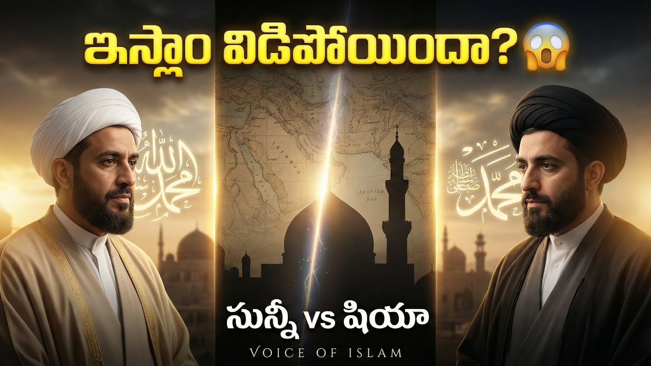ఇస్లాం రెండు భాగాలుగా ఎందుకు విడిపోయింది? 😱 | Sunni vs Shia Telugu
