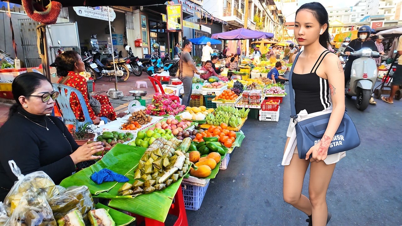 Hidden Gems Cambodian Street Food 2026 🇰🇭 &ndash; Walking Tour at Toul Tom Poung Market, Phnom Penh