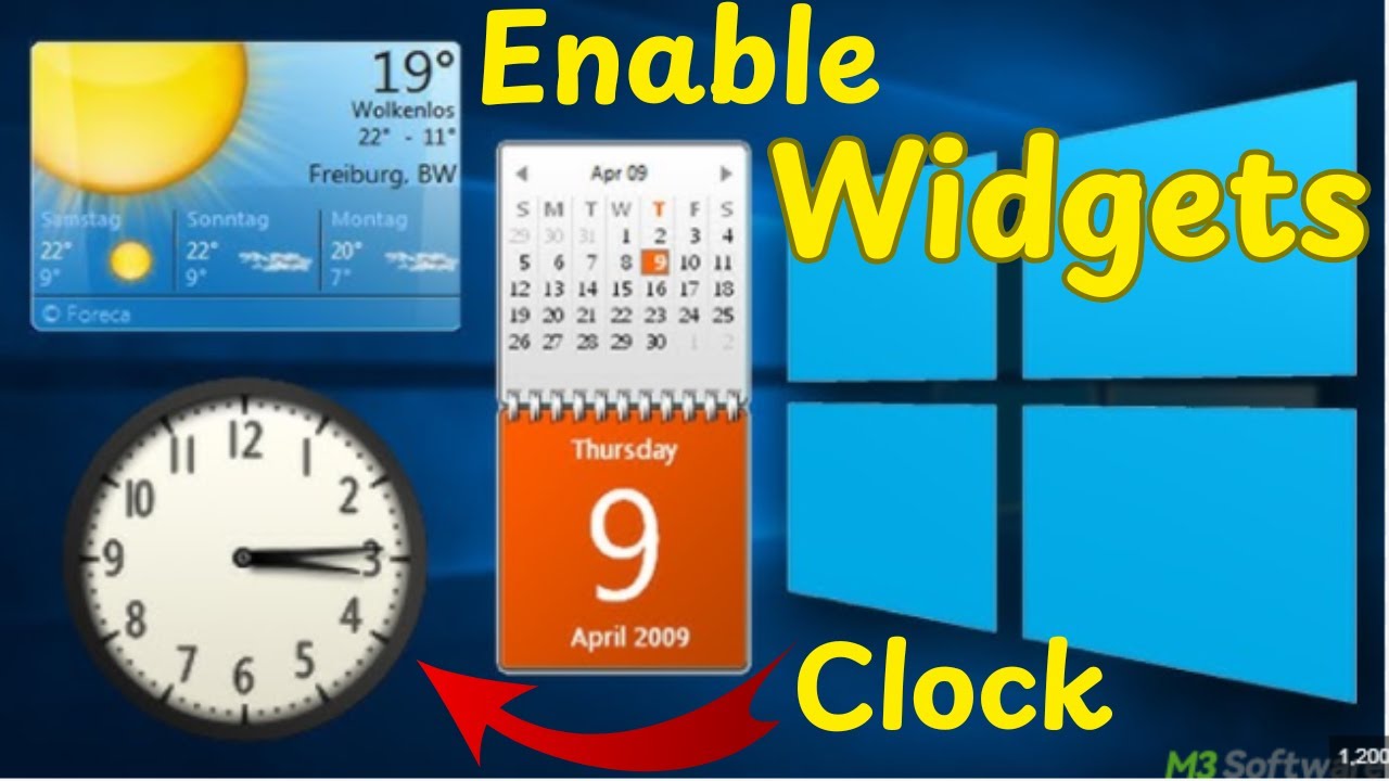 How to Add Widgets in Windows 10 | Show Gadgets in Windows 10 Desktop