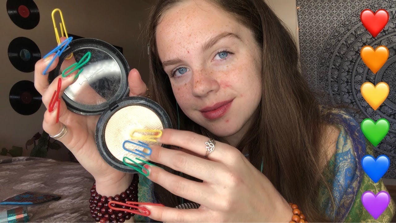 ASMR Tapping with Paper Clip Nails