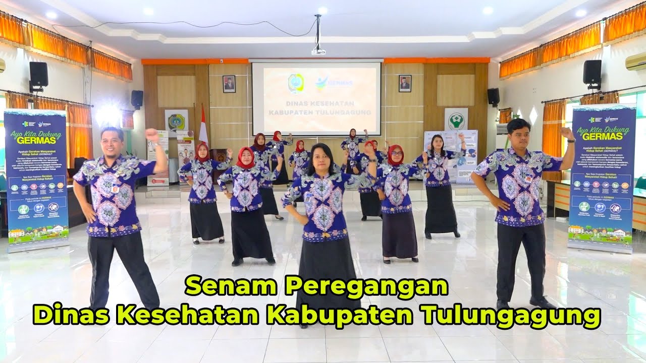 Senam Peregangan Dinas Kesehatan Kab. Tulungagung