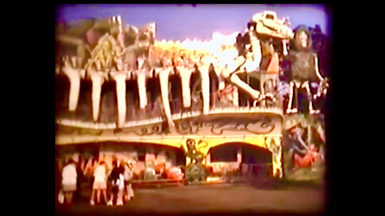Haunted House - Bobbejaanland first coaster 1975 (unique footage)
