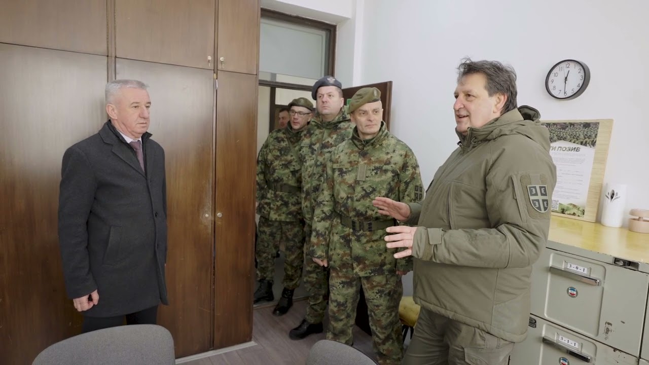 Obilazak radne prostorije Centra Ministarstva odbrane u Požegi