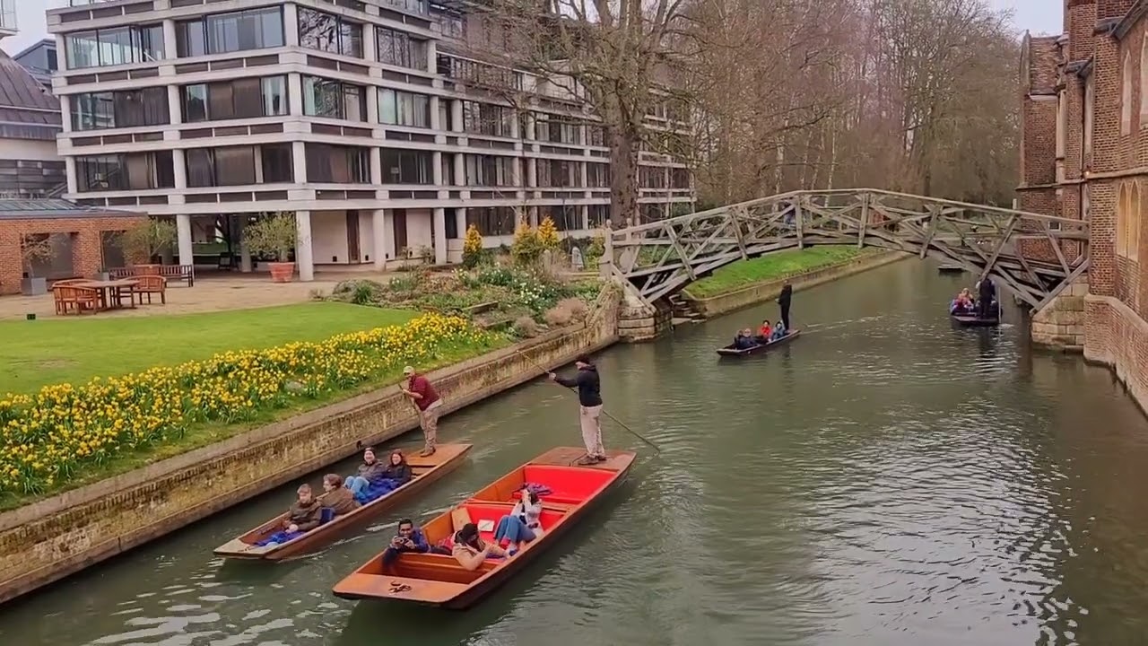 Famous Mathematical Bridge at the University of  Cambridge 😀 
